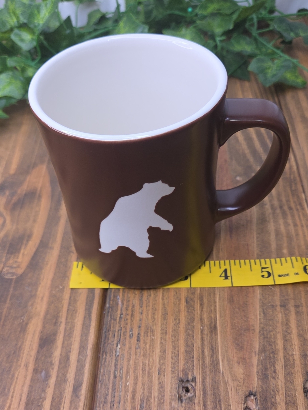 Starbucks Brown Mug with White Bear Silhouette. 2010. Yukon Coffee. Like New - Picture 5 of 8